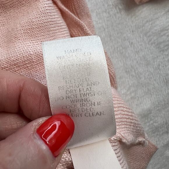 J Jill Plus 3X Knit Sweater Top Linen Blend Round Neck 3/4 Sleeve Lightweight - Picture 8 of 14